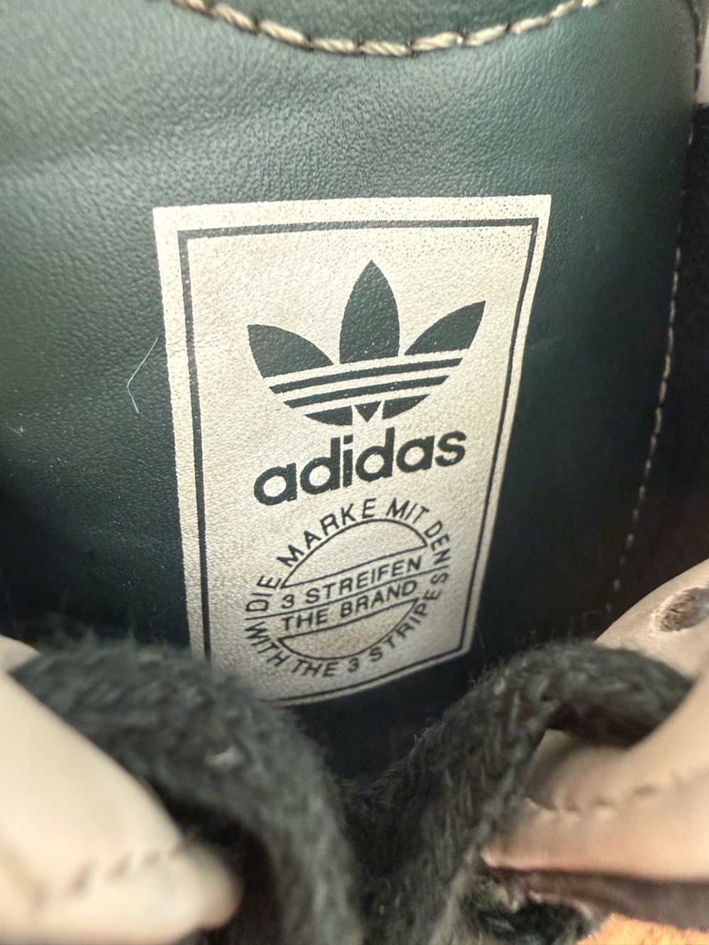 Adidas Samba OG Collegiate Shadow Green Cream White Shoes Men’s 5.5 Women’s 6.5 - Picture 5 of 12